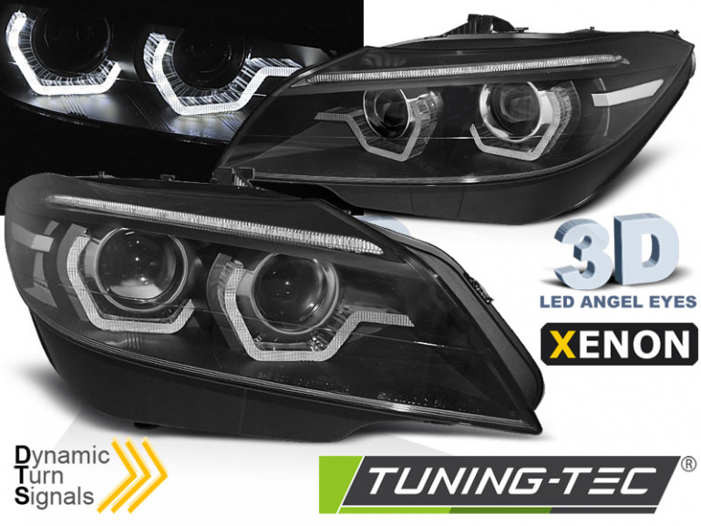 Xenon LED Tagfahrlicht Angel Eyes Scheinwerfer für BMW Z4 E89 09-13 schwarz mit LED Blinker